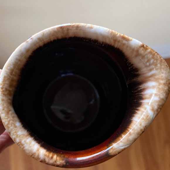 VTG Pair Brown Drip Glaze Pitchers - Picture 11 of 13